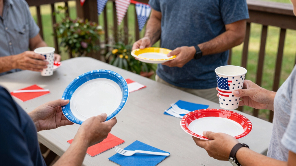 patriotic outdoor party supplies