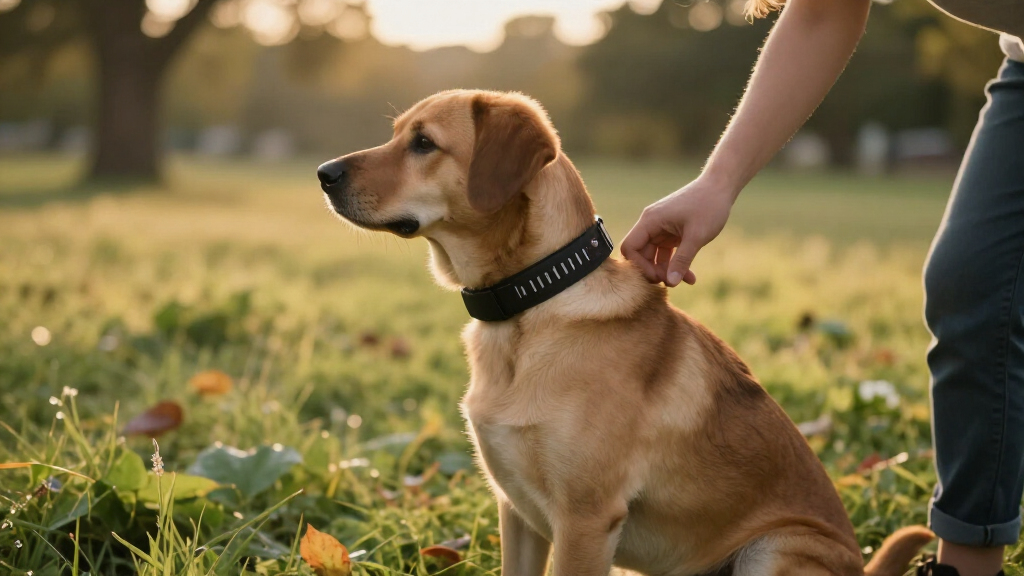 dog training collar vibration only premium