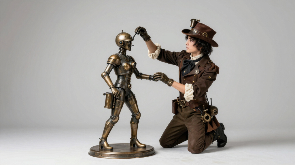 steampunk sculpture large