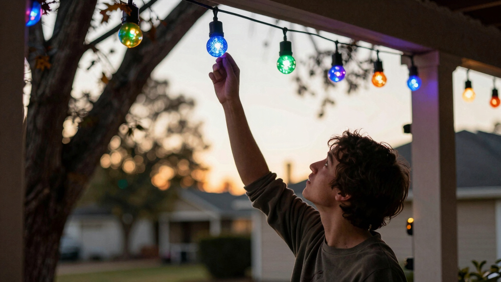best halloween strobe lights outdoor
