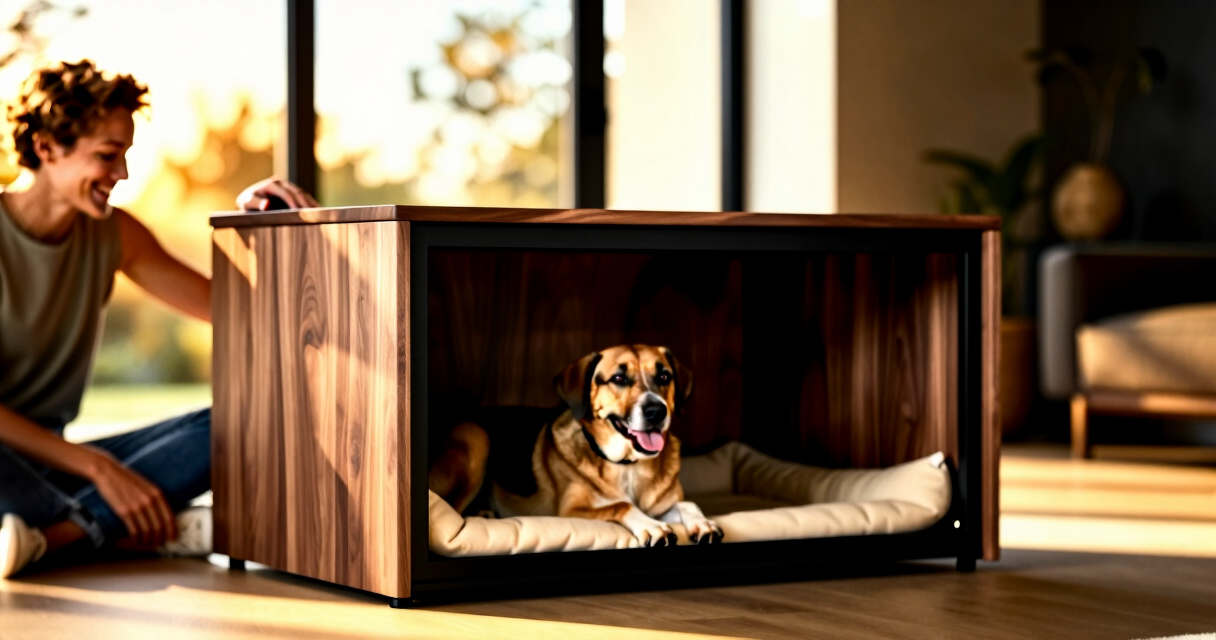 dog crate furniture