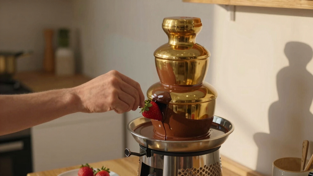 luxury chocolate fountain machine