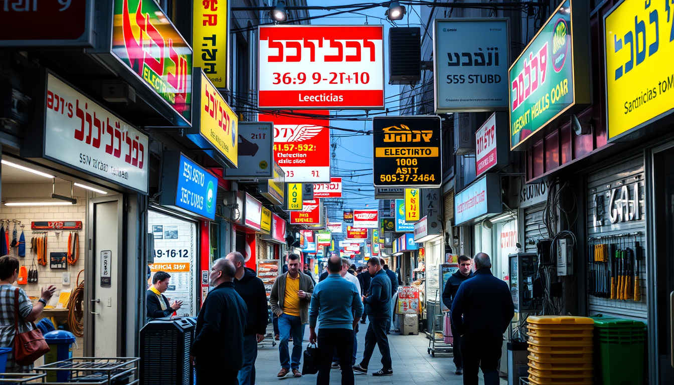 השוואת מחירים בין חשמלאים בגבעתיים