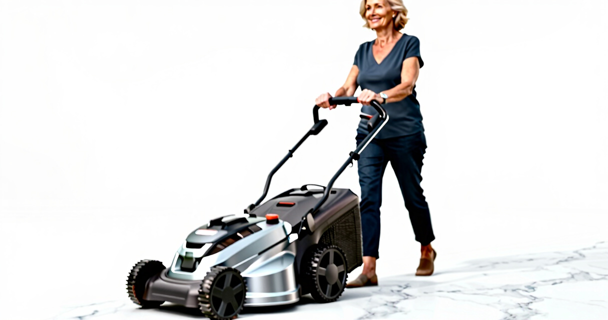 lawn mower self propelled battery