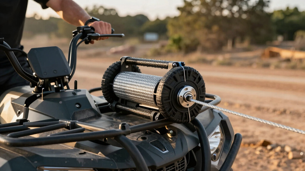 best premium synthetic rope winch kit for ATV