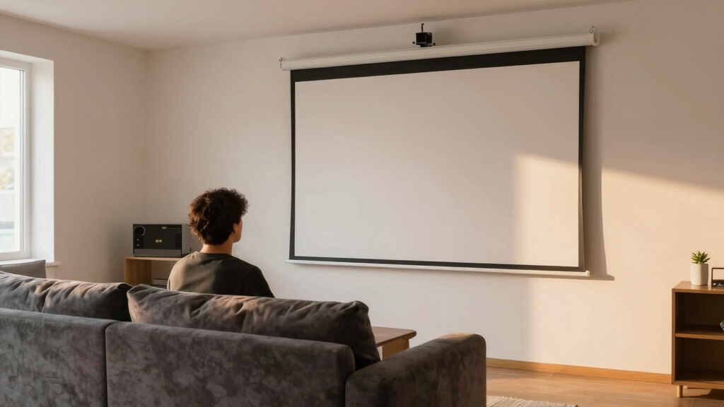 best motorized projector screen for home cinema