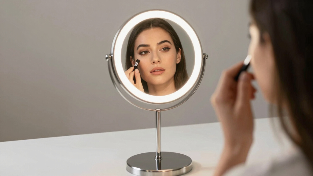 best portable mirror with lights for makeup
