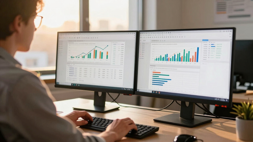 best dual 4k monitors for CPA office