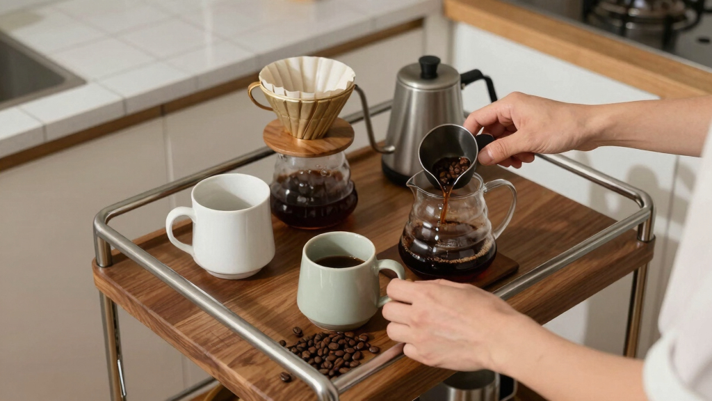 best kitchen cart for coffee bar