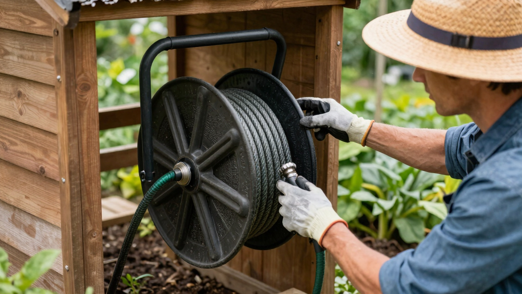 best sprayer hose reel kit chemical resistant
