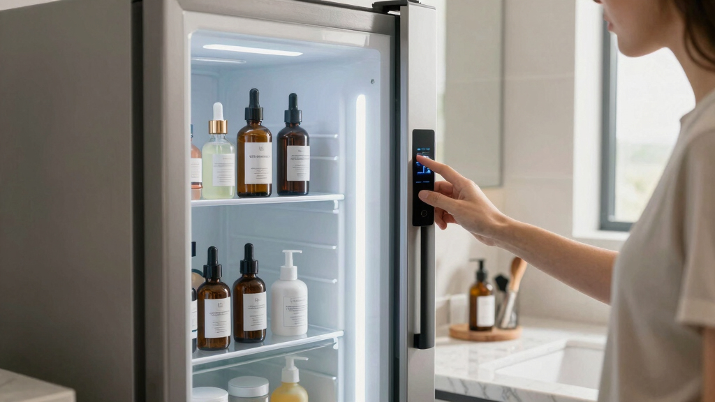 best skincare fridge with temperature control