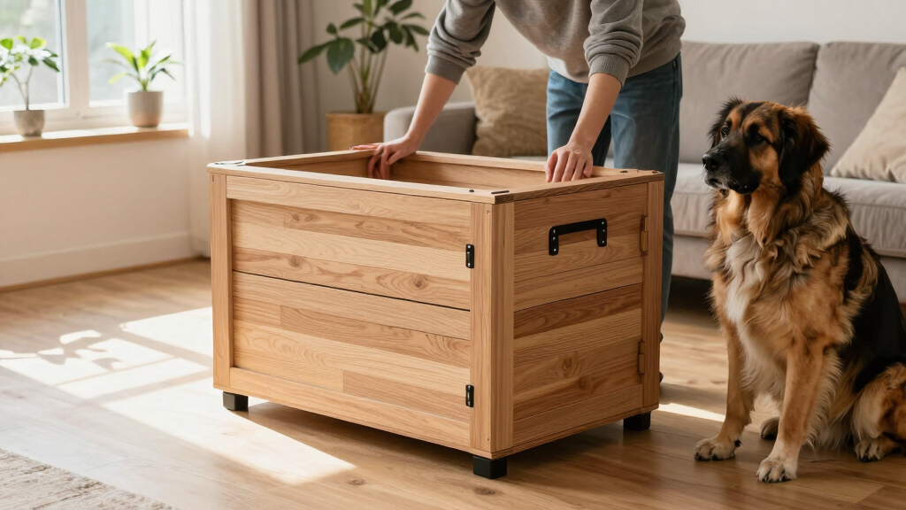 best furniture dog crate for large breeds