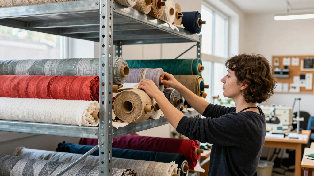 best heavy duty shelving for fabric bolts