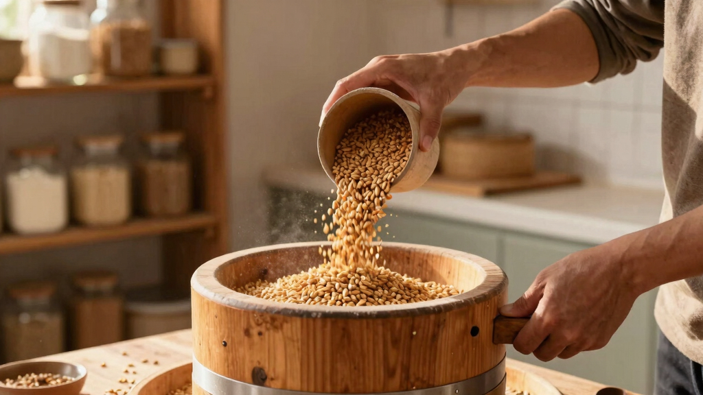 best grain mill for healthy baking