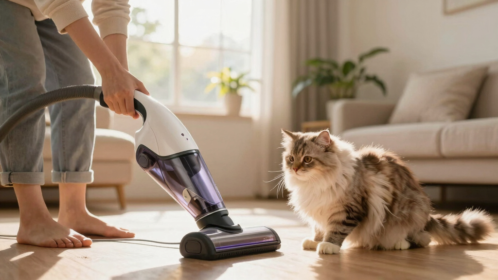 best cat grooming vacuum for long-haired cats