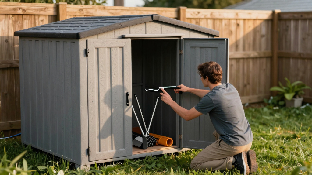 best backyard storage shed resin