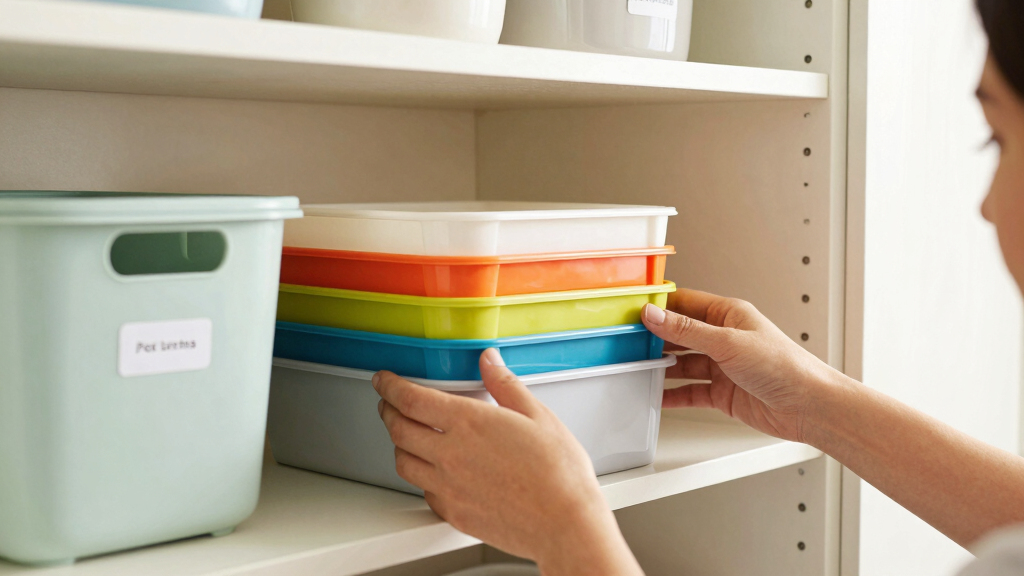 best stackable storage bins for organized transitions