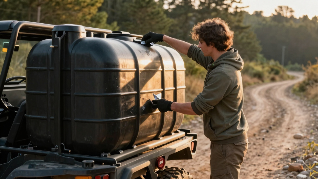 best high capacity water storage tank for overlanding