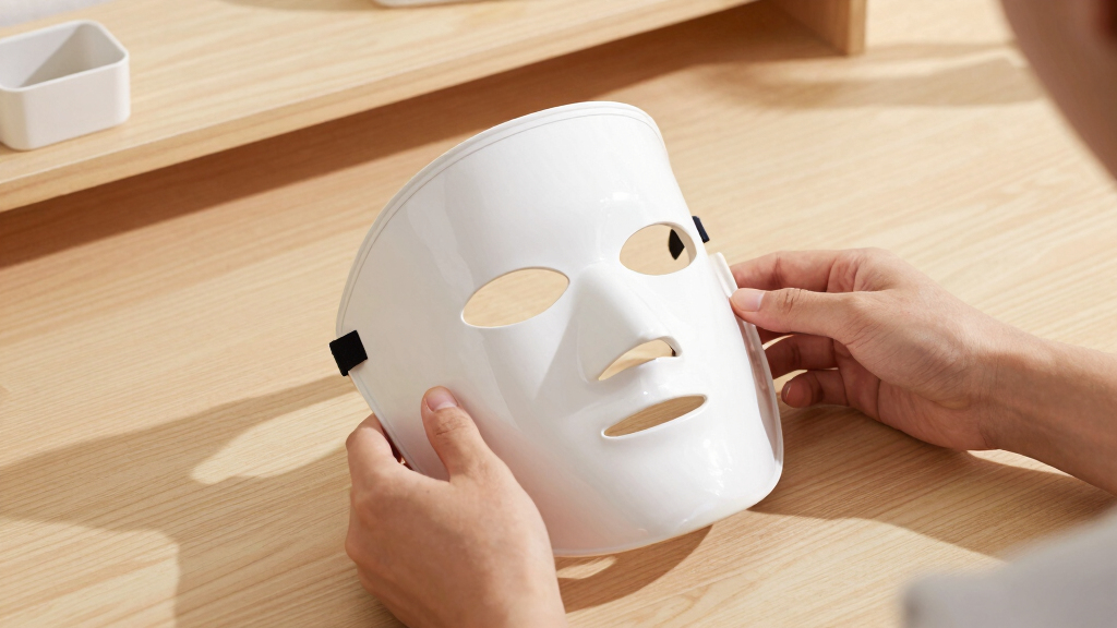 best led mask storage stand