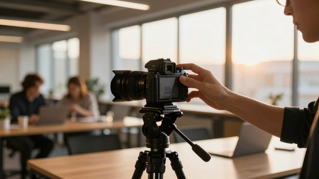 Conference camera for coworking space