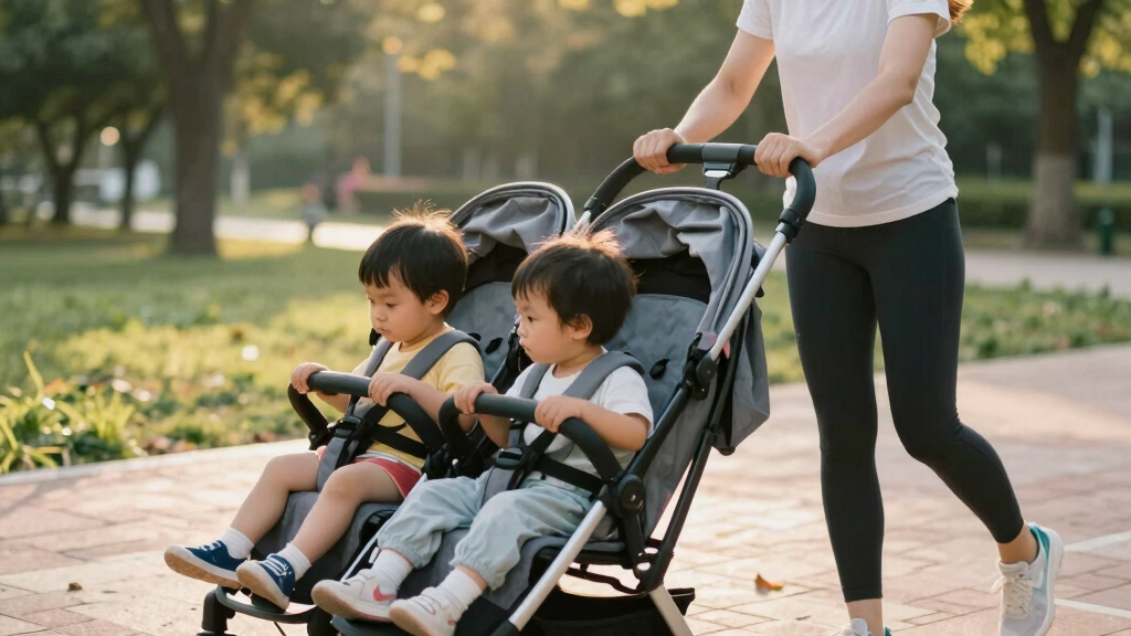 best double stroller for two young kids