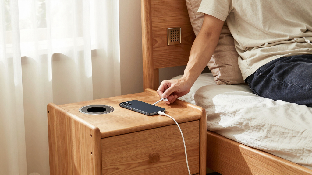 best nightstands with charging stations