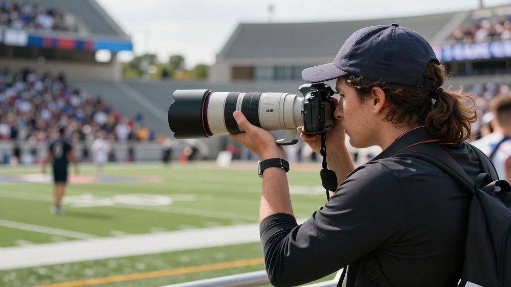 best sideline lenses for football creators