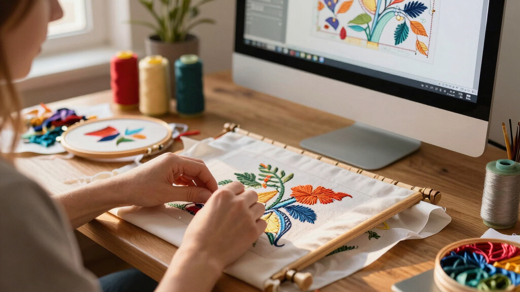 best monitor for embroidery design work