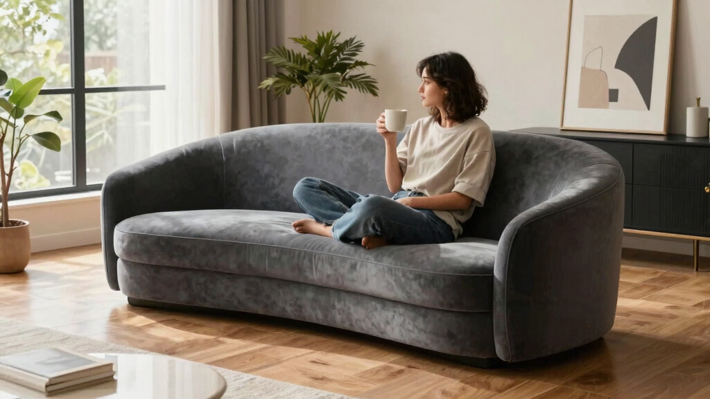 best curved sofas for modern living rooms
