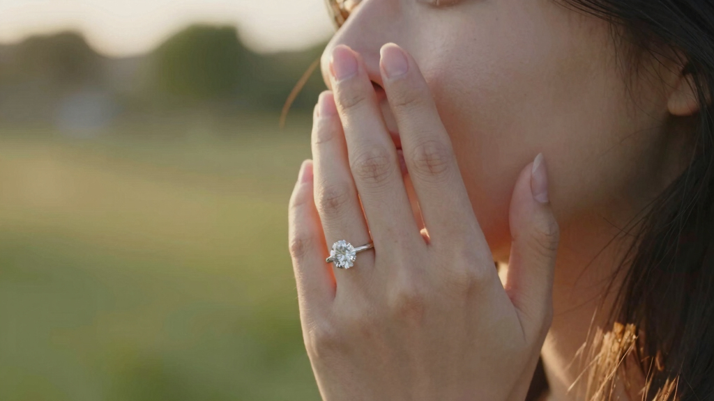 best moissanite engagement ring
