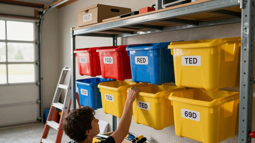 best overhead garage storage for bins