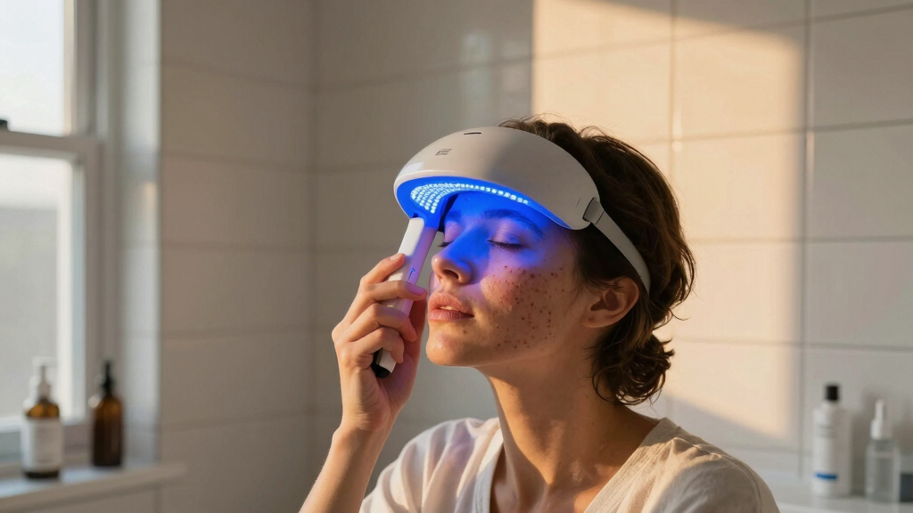 best blue light therapy device for acne
