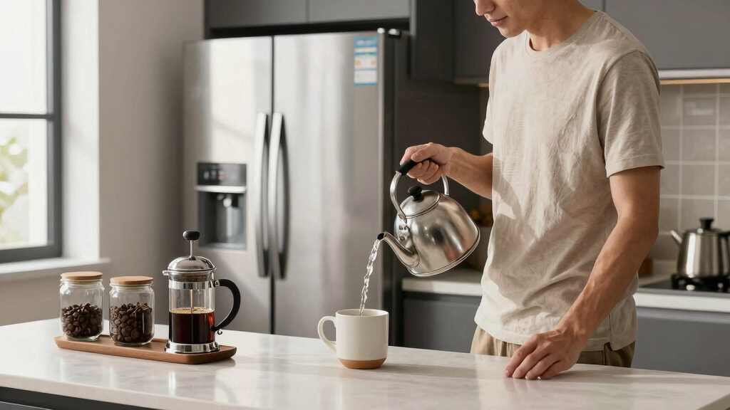 best refrigerator with coffee station area
