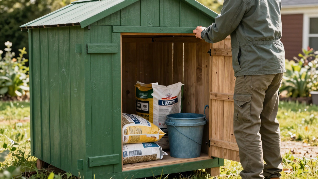 best outdoor storage shed for animal supplies