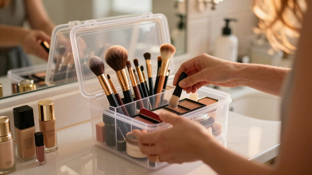best professional makeup organizer case