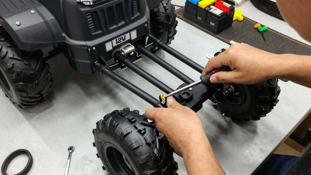 best 12v ride on truck with rubber tires