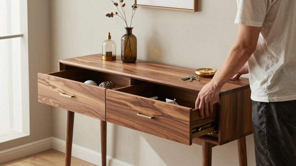 best console table with drawers