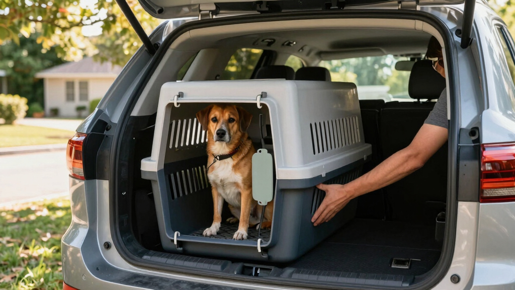 best dog travel crate for long drives