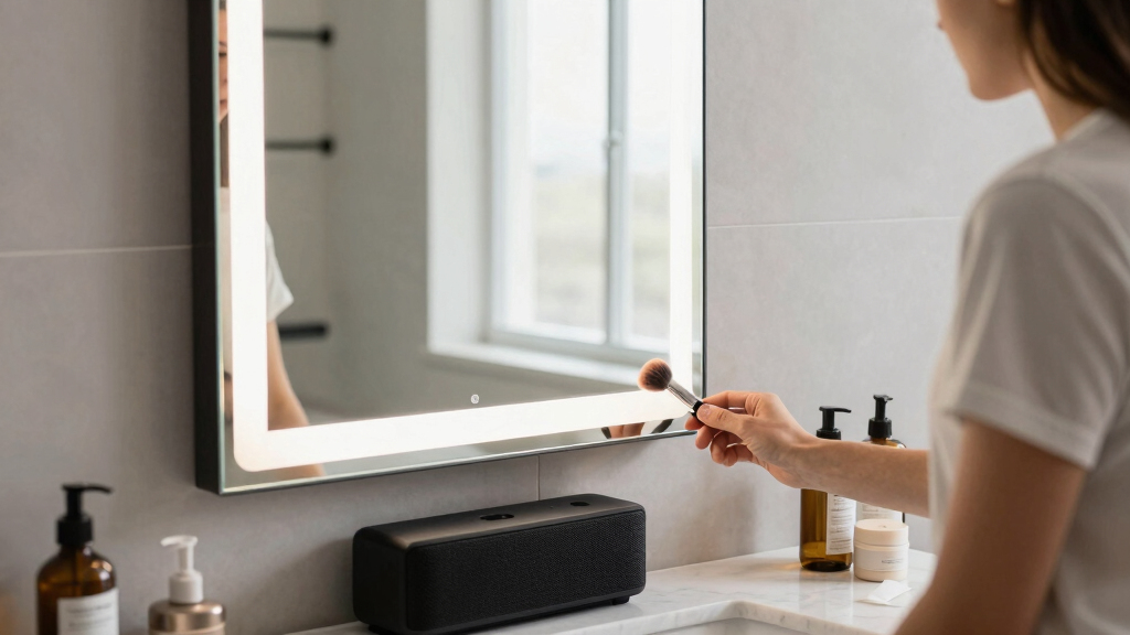 best smart vanity mirror with lights and bluetooth