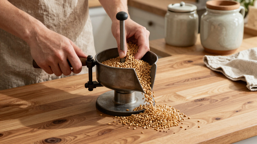 best grain mill for home flour