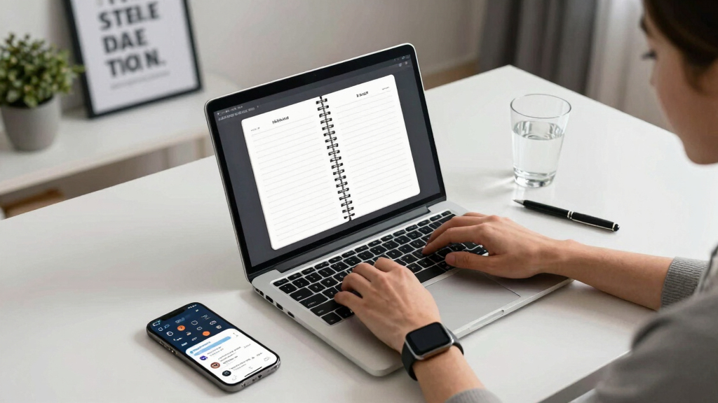 best digital notebooks for organizing recovery goals