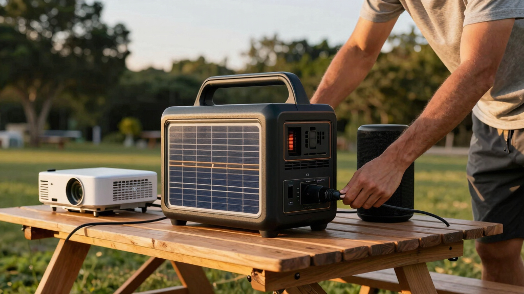 best solar generator for outdoor movie nights