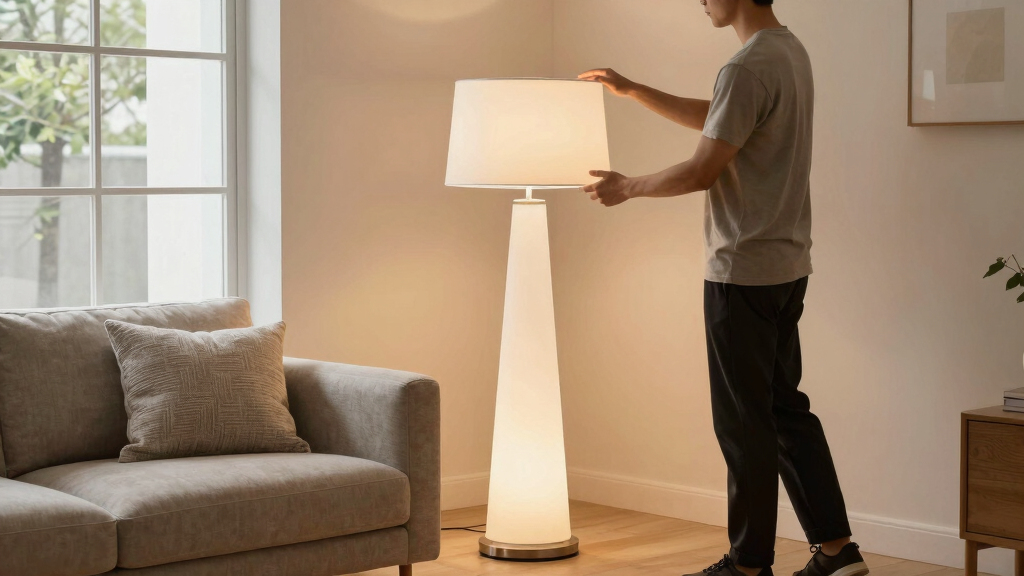 best statement floor lamp for living room
