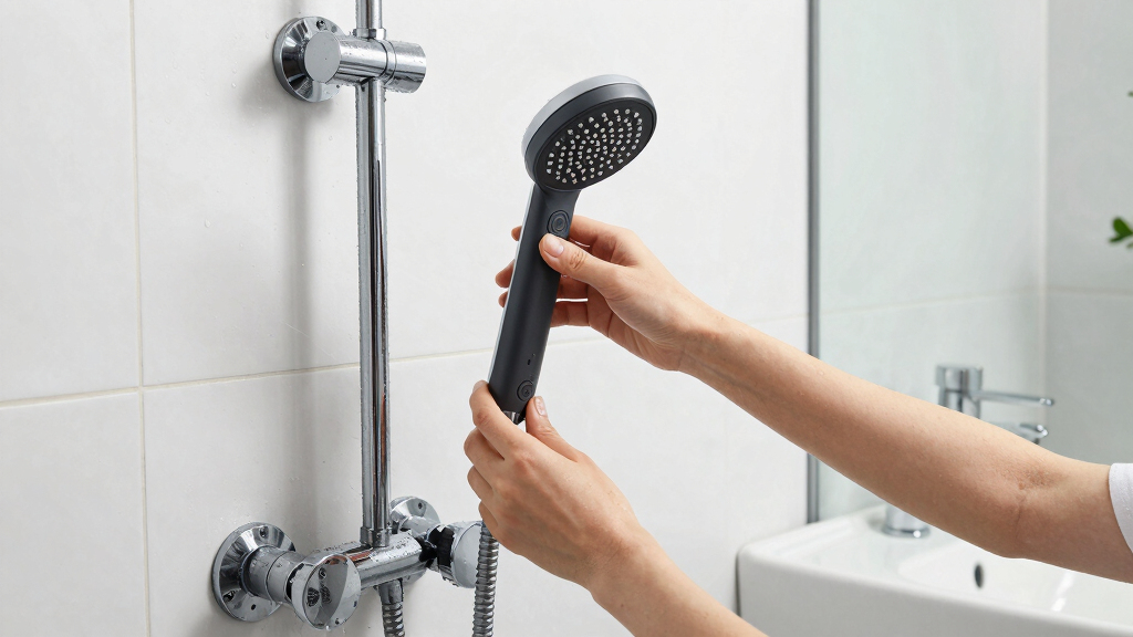 best shower system with rain head and handheld