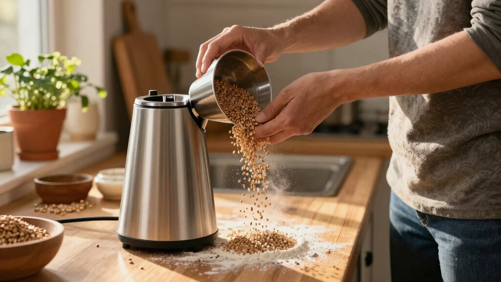best electric grain mill for sprouted flours