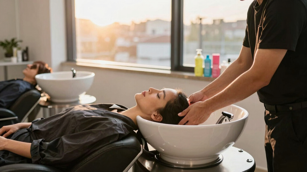best professional salon shampoo bowl station