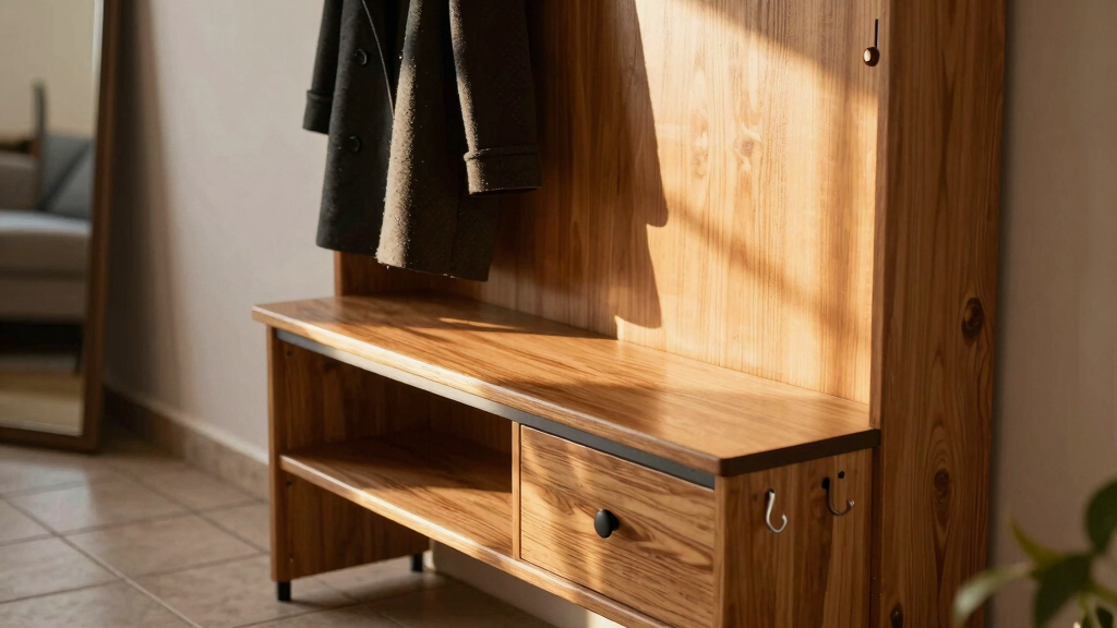best entryway hall tree bench