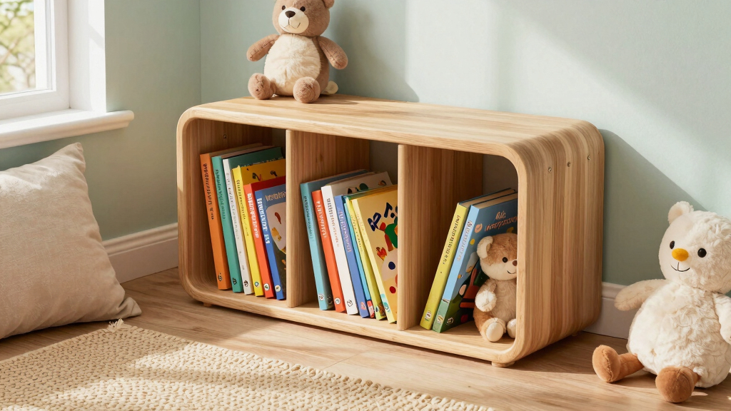best kids bookshelf for a calm second home