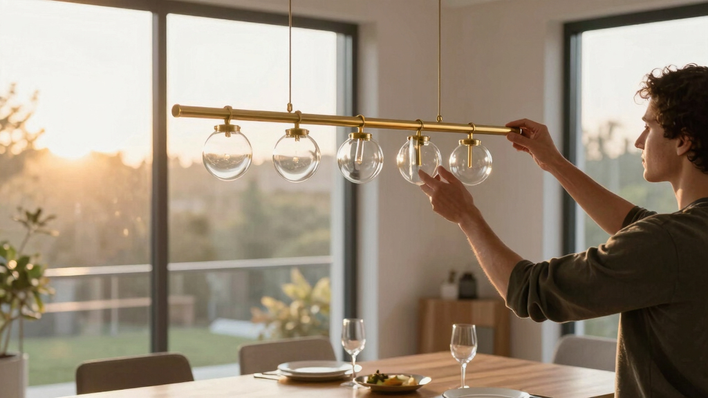 best linear chandeliers for dining rooms