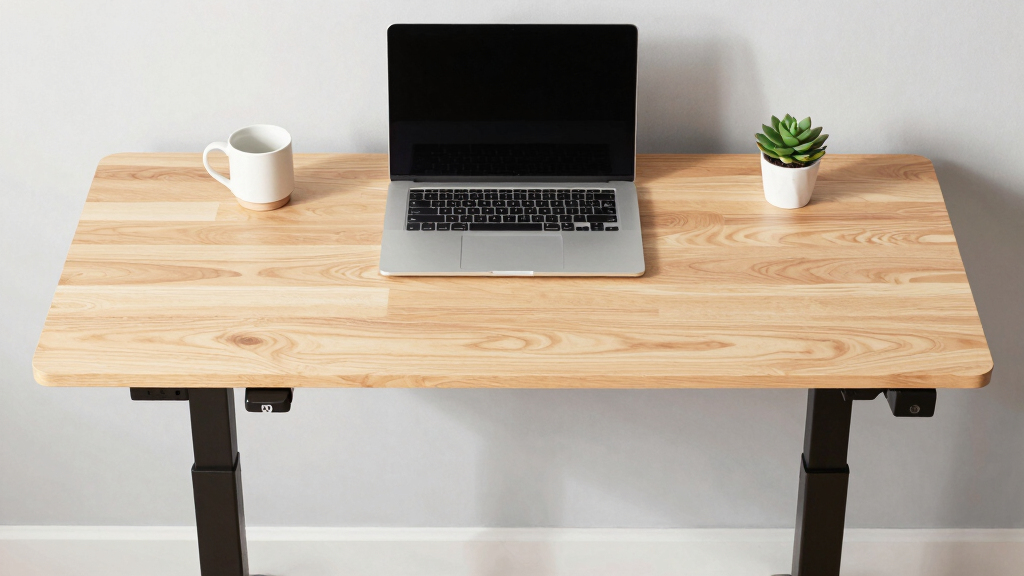 Standing desk with drawers for home office